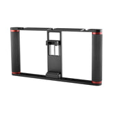 YELANGU PC05 YLG0909B Vlogging Live Broadcast Smartphone Metal Cage Video Rig Filmmaking Recording Handle Stabilizer Bracket for iPhone, Galaxy, Huawei, Xiaomi, HTC, LG, Google, and Other Smartphones, YLG0909B